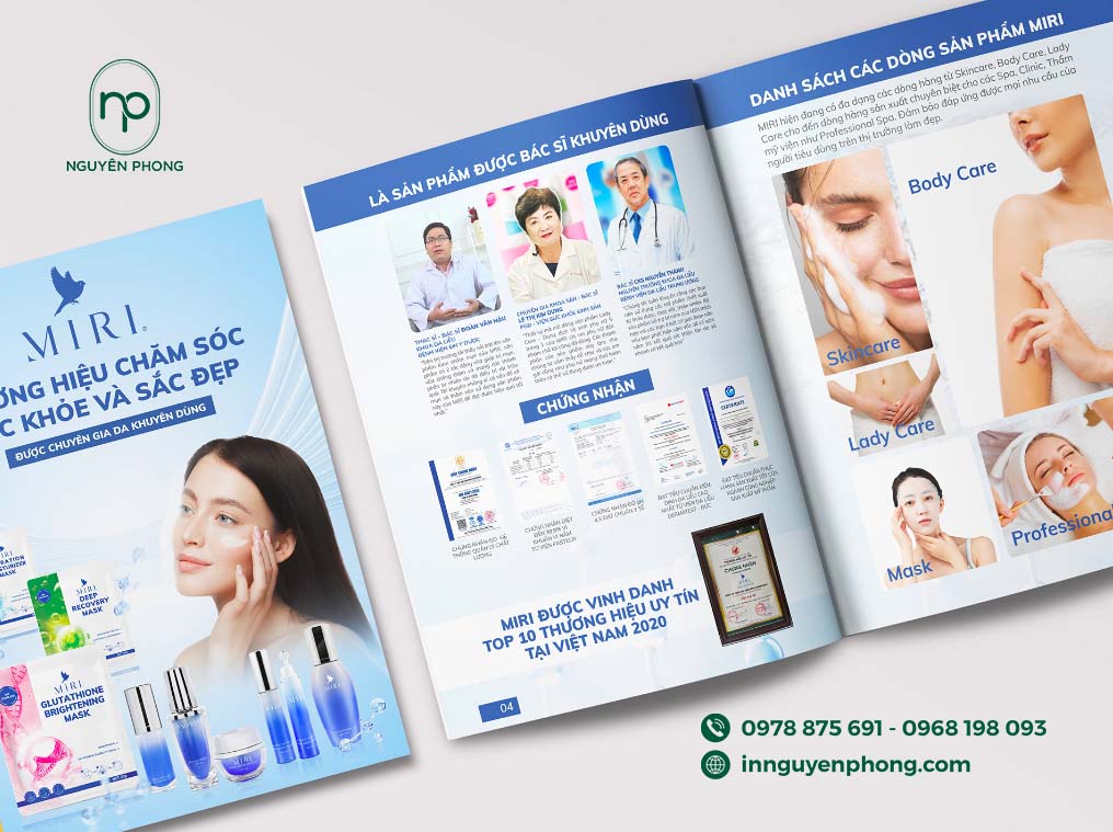 Mẫu catalogue spa